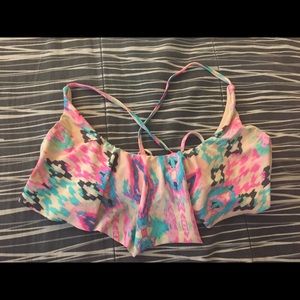 Printed Bikini Top